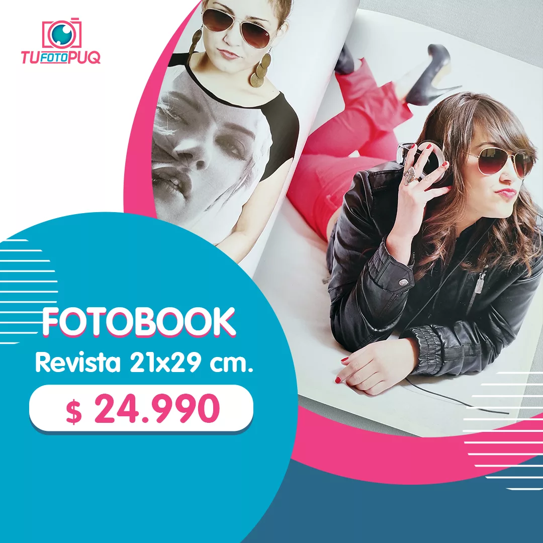 PhotoBook Revista 21×29 cm.