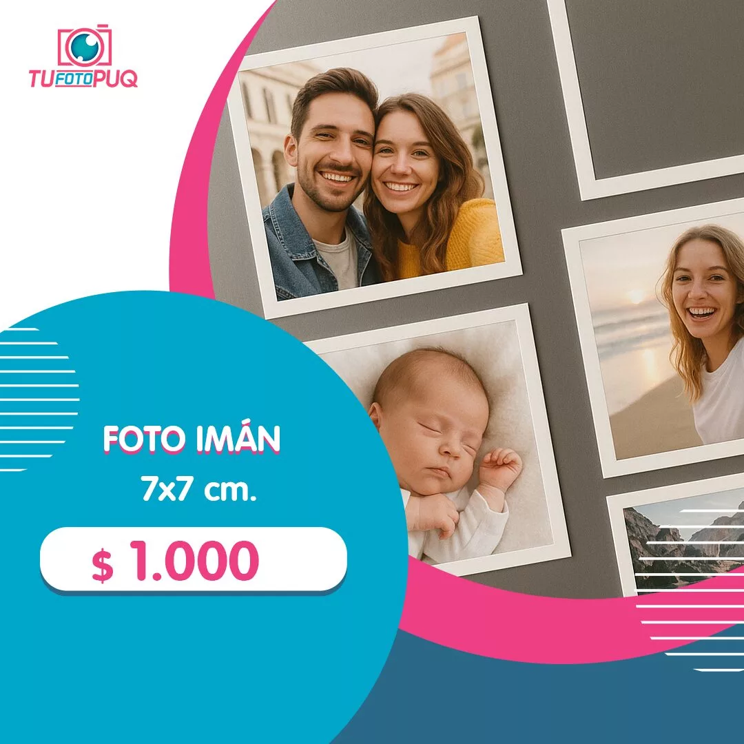 Foto Imán 7×7 cm.