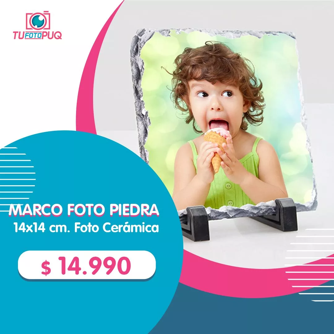 Marco Foto Piedra 14×14 cm. en Punta Arenas