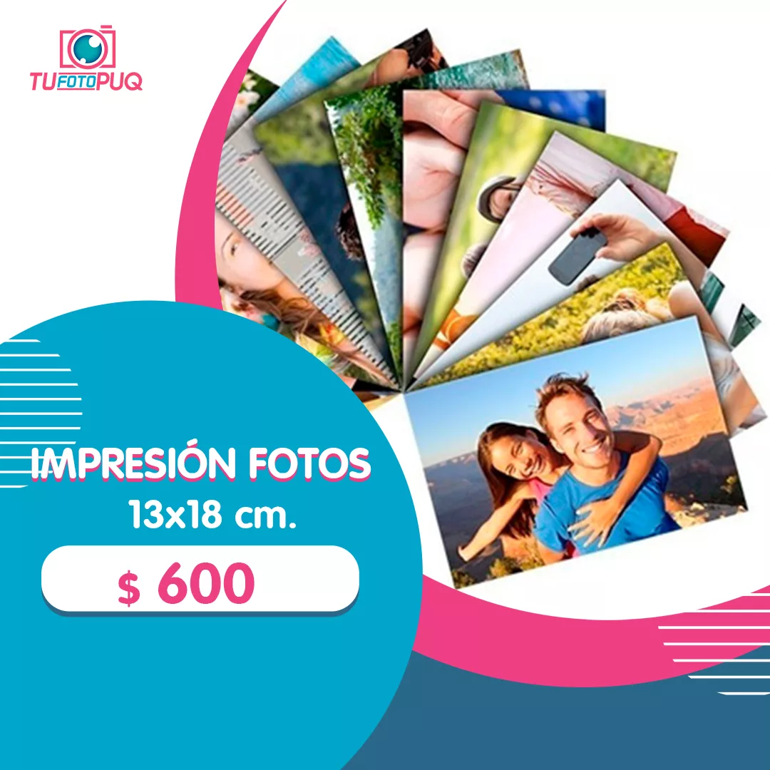 Impresión Fotos 13×18 cm.