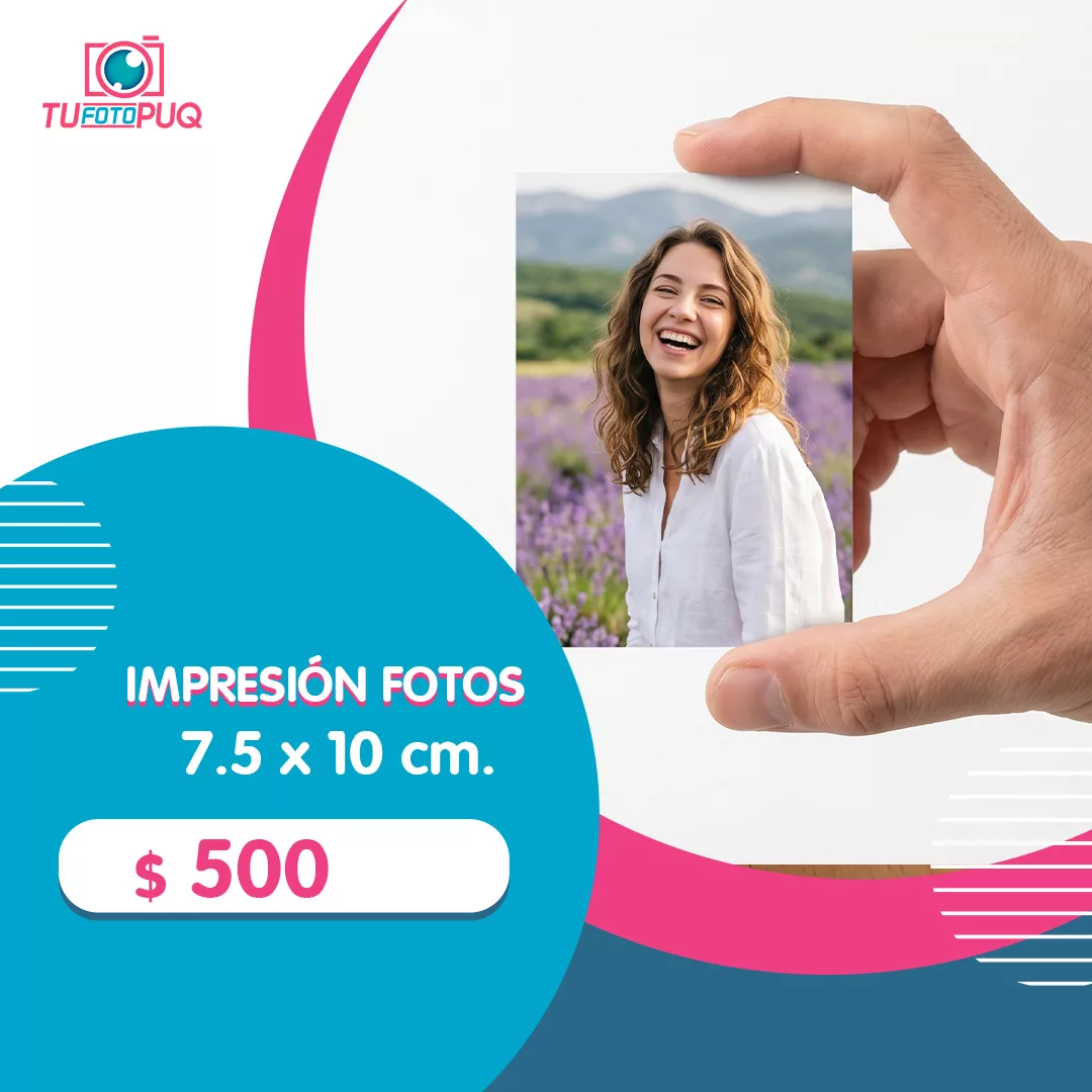 Impresión Fotos 7.5×10 cm.