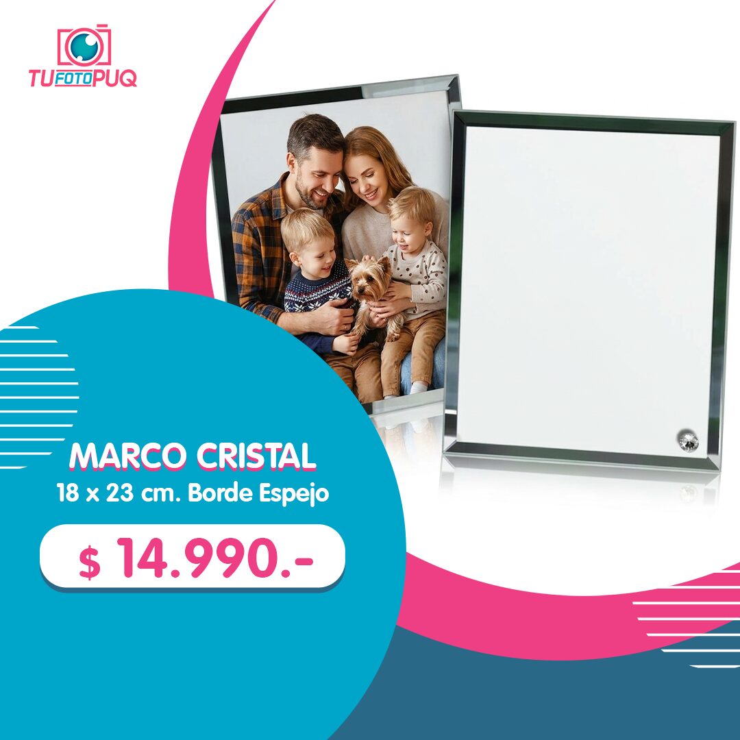 Marco Bordes Espejo 18×23 cm. en Punta Arenas