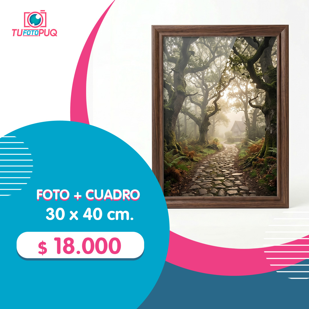 Foto + Cuadro Tamaño A3