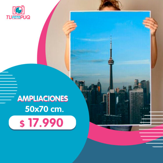 Impresión Poster Tamaño 50×70 cm.