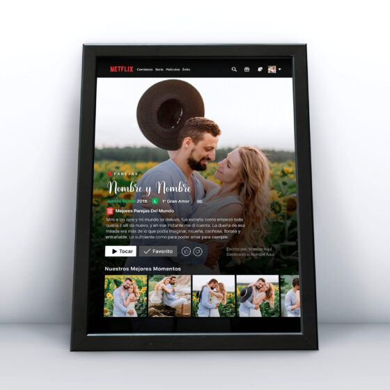 Cuadro AmorFlix 20x25 cm. - Imagen 2