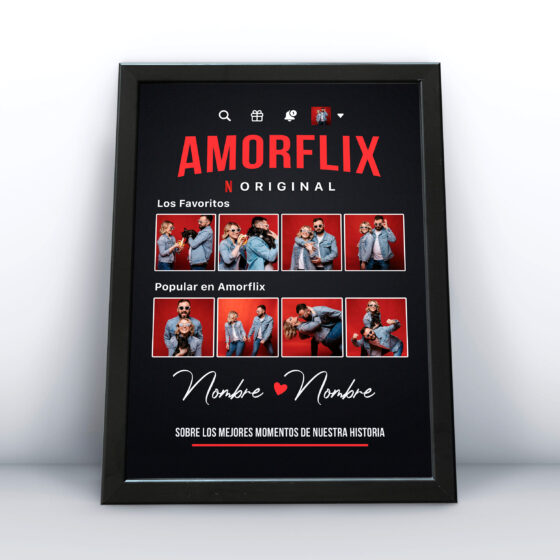 Cuadro AmorFlix 20x25 cm. - Imagen 4