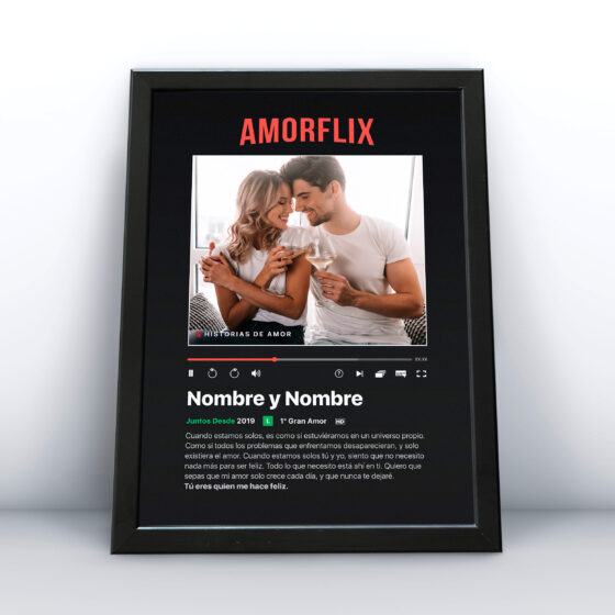 Cuadro AmorFlix 20x25 cm. - Imagen 5