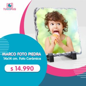 Marco Foto Piedra 14x14 cm.