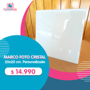 Marco Foto Cristal 20x20 cm.
