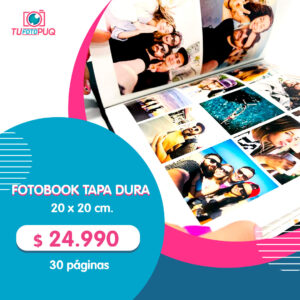 FotoBook Tapa Dura Lino 20x21 cm.