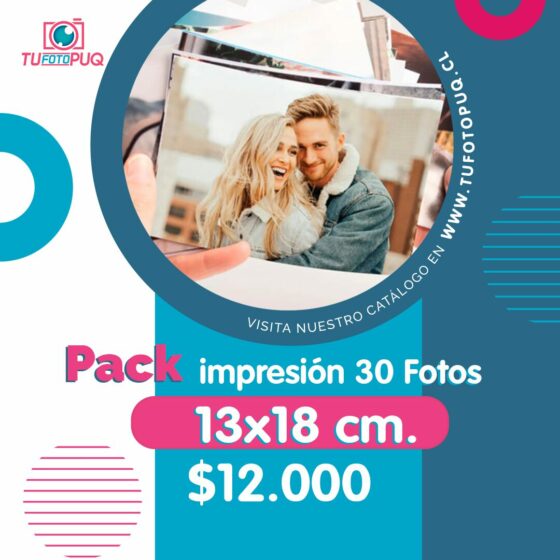 Pack 30 Fotos 13x18 cm.